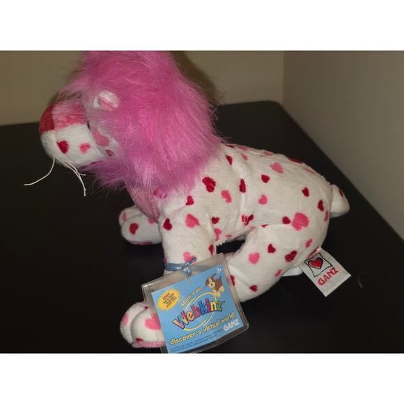 Webkinz Love Lion Plush Stuffed Animal Toy Retired Valentine’s Day Sealed Code - Picture 3 of 8